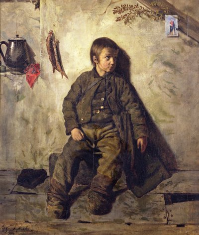 Uno spazzacamino della Savoia, 1832 da Auguste de Chatillon